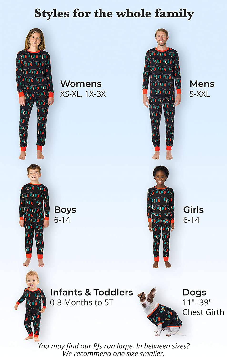 Pajamagram Matching Christmas Pjs for Family, Christmas Lights Apparel & Accessories > Clothing > Sleepwear & Loungewear > Pajamas Kylie Max   