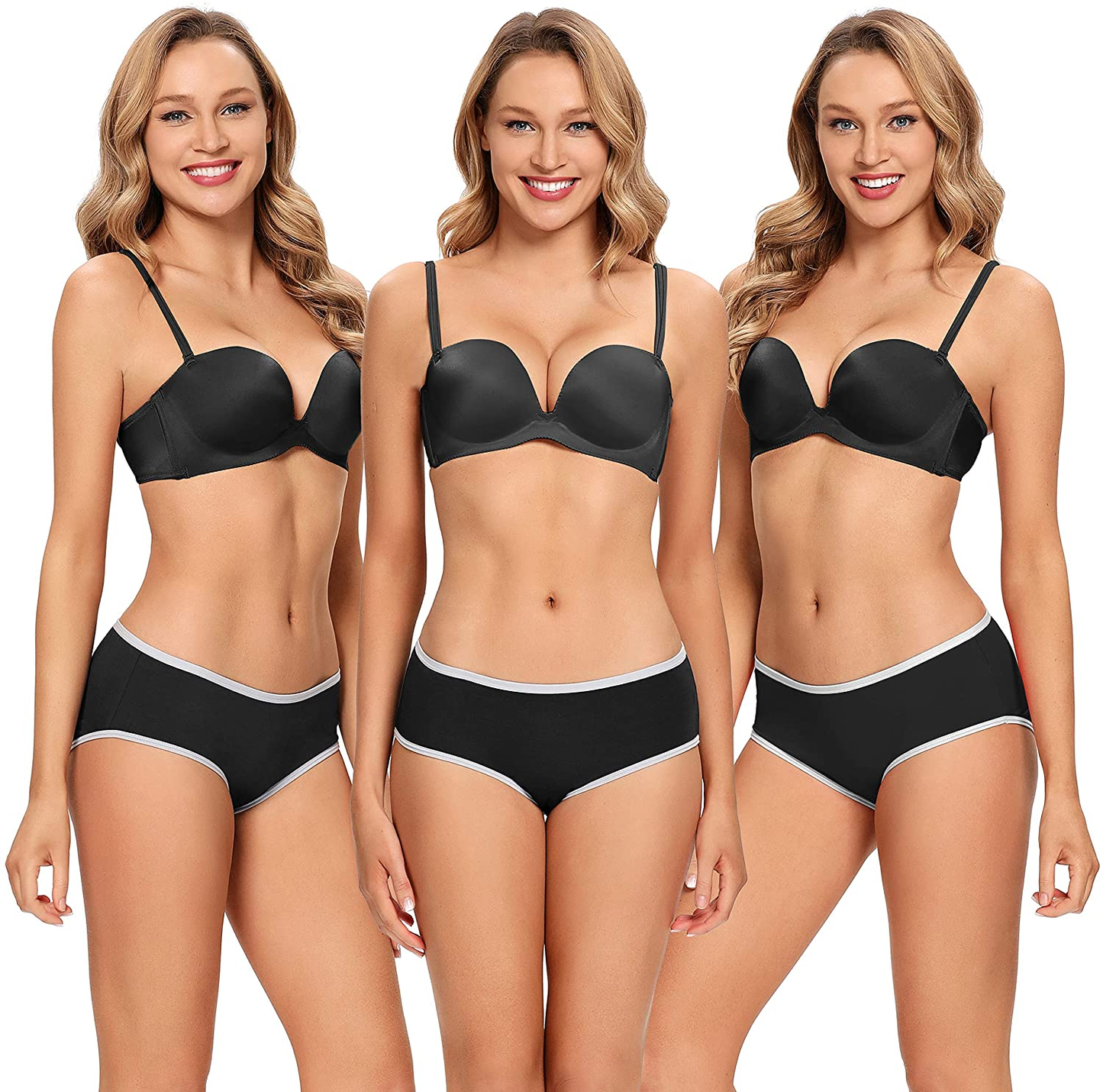 Cotton Full Coverage Underwear Womens Panties No Ride up Hipster Soft Breathable Stretch Bikini Ladies Briefs 6 Pack Apparel & Accessories > Clothing > Underwear & Socks > Underwear DUKAWA   