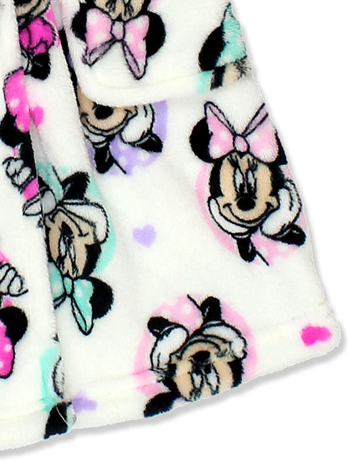 Minnie Mouse Girl'S Plush Fleece Bathrobe Robe Apparel & Accessories > Clothing > Sleepwear & Loungewear > Robes Kylie Max   
