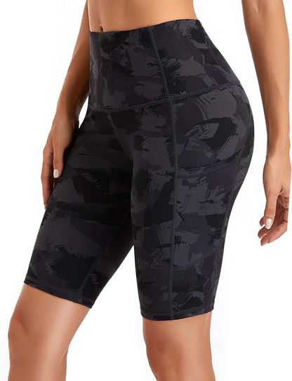 Oalka Women'S Short Yoga Side Pockets High Waist Workout Running Shorts Apparel & Accessories > Clothing > Shorts Kylie Max   