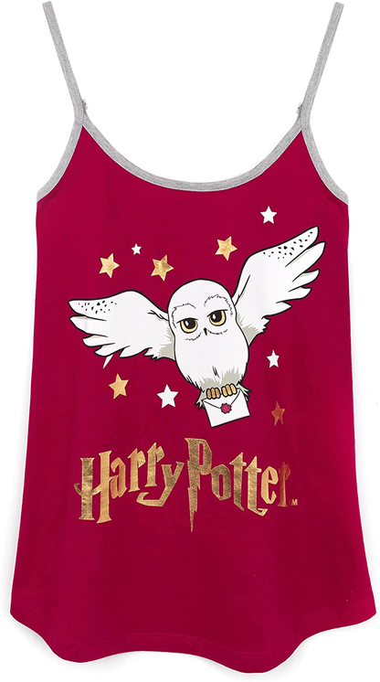 Harry Potter Pyjamas Womens Adults Hedwig Vest & Shorts Loungewear Apparel & Accessories > Clothing > Sleepwear & Loungewear > Pajamas Harry Potter   