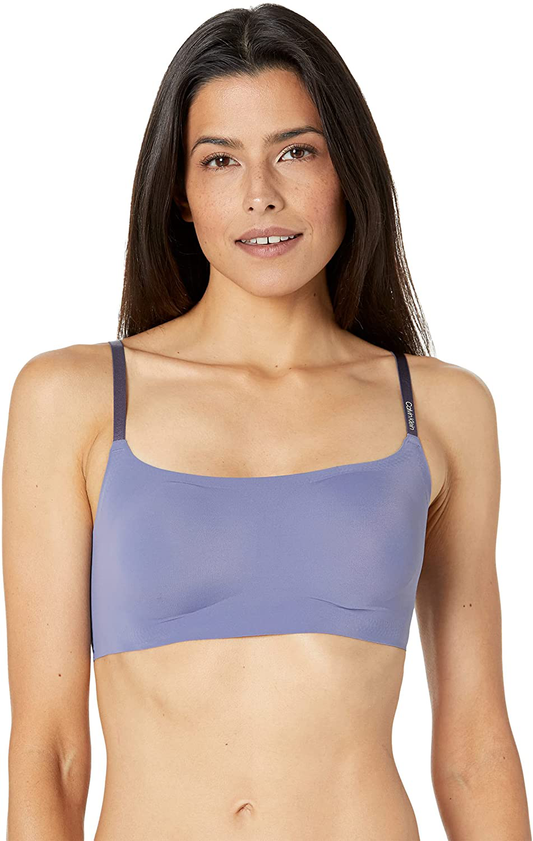 Calvin Klein Women'S Invisibles Comfort Seamless Adjustable Skinny Strap Bralette Bra Apparel & Accessories > Clothing > Underwear & Socks > Bras Kylie Max   