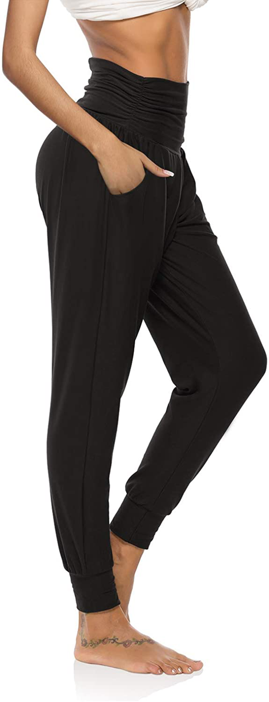DIBAOLONG Womens Yoga Sweatpants Loose Workout Joggers Pants Comfy Lounge Pants with Pockets Apparel & Accessories > Clothing > Activewear Kylie Max   