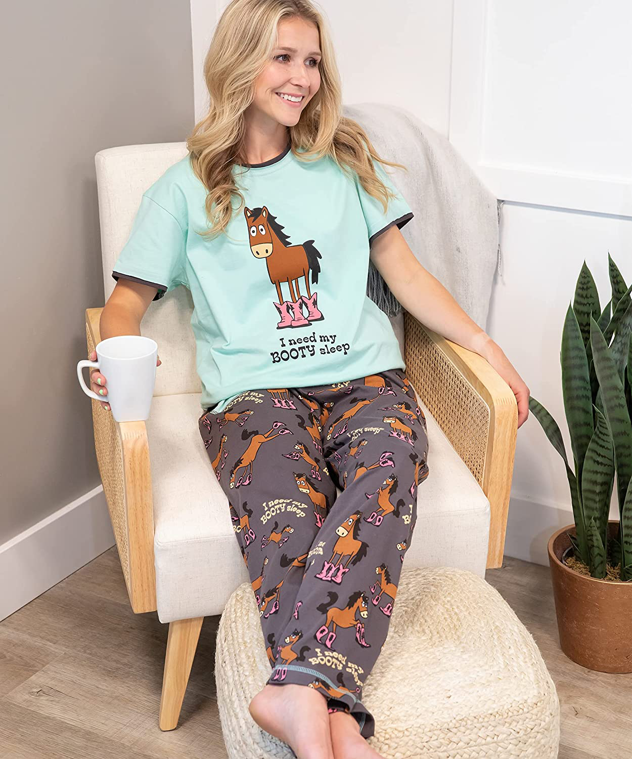 Lazy One Pajamas for Women, Cute Pajama Pants and Top Separates, Farm Designs Apparel & Accessories > Clothing > Sleepwear & Loungewear > Pajamas Kylie Max   