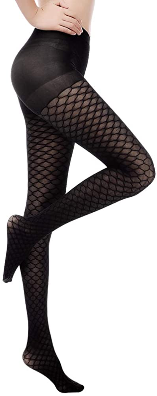 C4N Women'S Fishnet Tights Shaping Pantyhose for Women Sheers Slim High-Waist Transparent Fishnet Stockings Apparel & Accessories > Clothing > Underwear & Socks > Shapewear C4N Fishnet Medium 