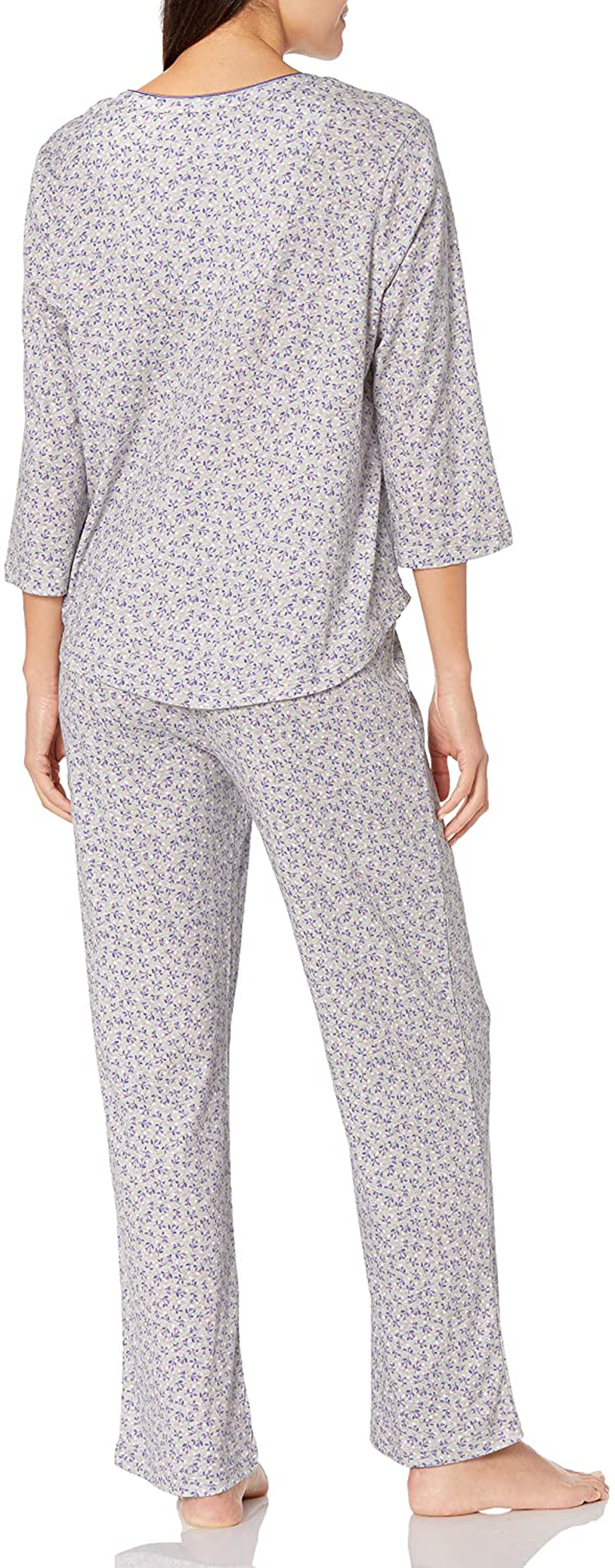 Karen Neuburger Women's Pajamas 3/4 Cardigan Long Sleeve Pj Set Apparel & Accessories > Clothing > Sleepwear & Loungewear > Pajamas Karen Neuburger   