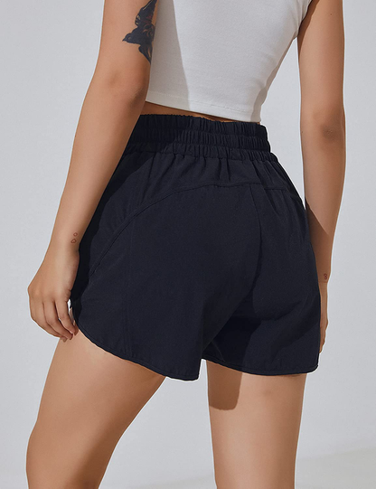 Blooming Jelly Womens High Waisted Running Shorts Athletic Workout Shorts Quick Dry Pants with Zipper Pocket Apparel & Accessories > Clothing > Shorts Kylie Max   