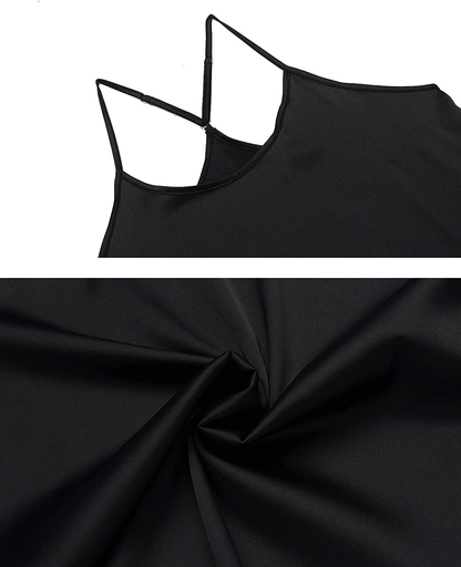 Ekouaer Pajamas Womens Sexy Lingerie Satin Sleepwear Silk Cami Shorts Set Soft Sleep Pjs 2 Piece Nightwear Gift Apparel & Accessories > Clothing > Sleepwear & Loungewear Kylie Max   