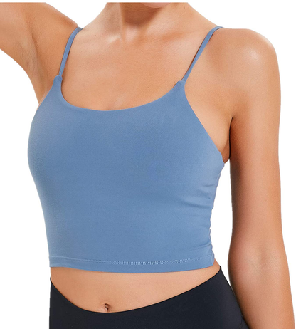Lemedy Women Padded Sports Bra Fitness Workout Running Shirts Yoga Tank Top Apparel & Accessories > Clothing > Underwear & Socks > Bras Kylie Max   