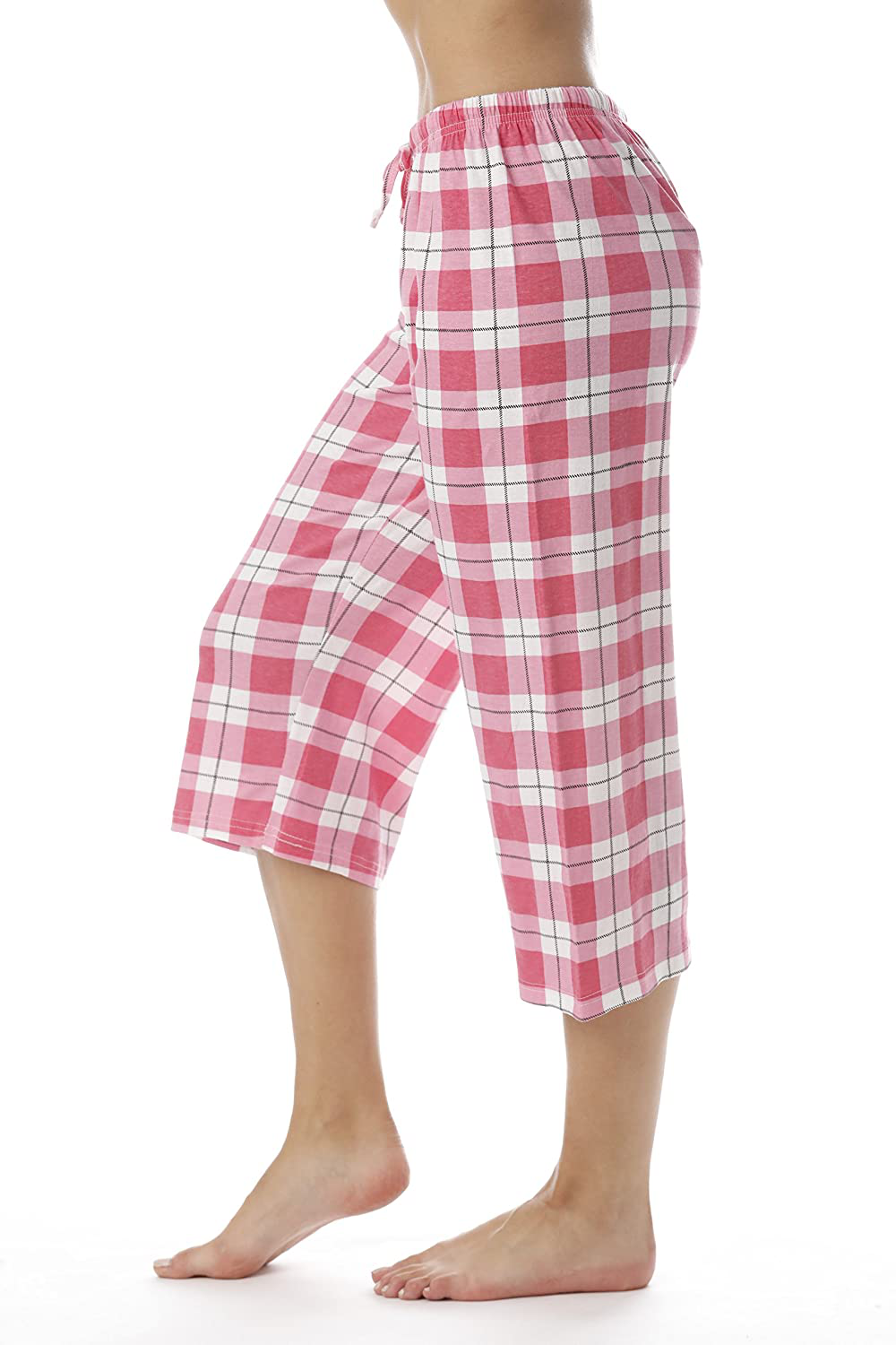 Just Love 100% Cotton Women Pajama Capri Pants Sleepwear Apparel & Accessories > Clothing > Sleepwear & Loungewear > Pajamas Kylie Max   