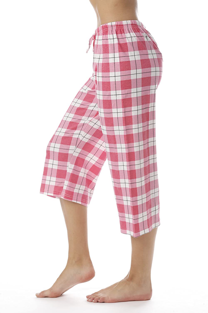 Just Love 100% Cotton Women Pajama Capri Pants Sleepwear Apparel & Accessories > Clothing > Sleepwear & Loungewear > Pajamas Kylie Max   