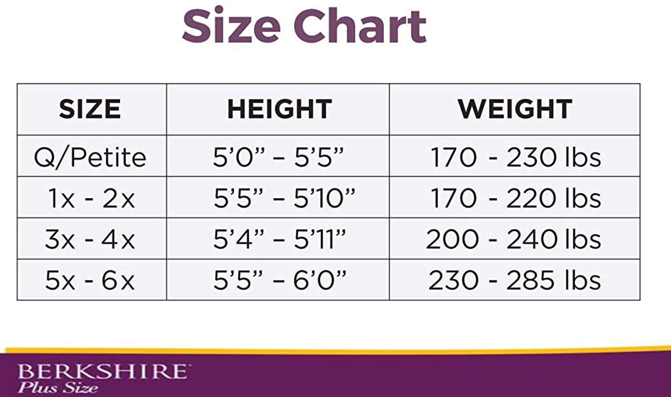 Berkshire Women'S Plus-Size Queen Ultra Sheer Control Top Pantyhose - Sandalfoot 4411 Apparel & Accessories > Clothing > Underwear & Socks > Shapewear Berkshire   