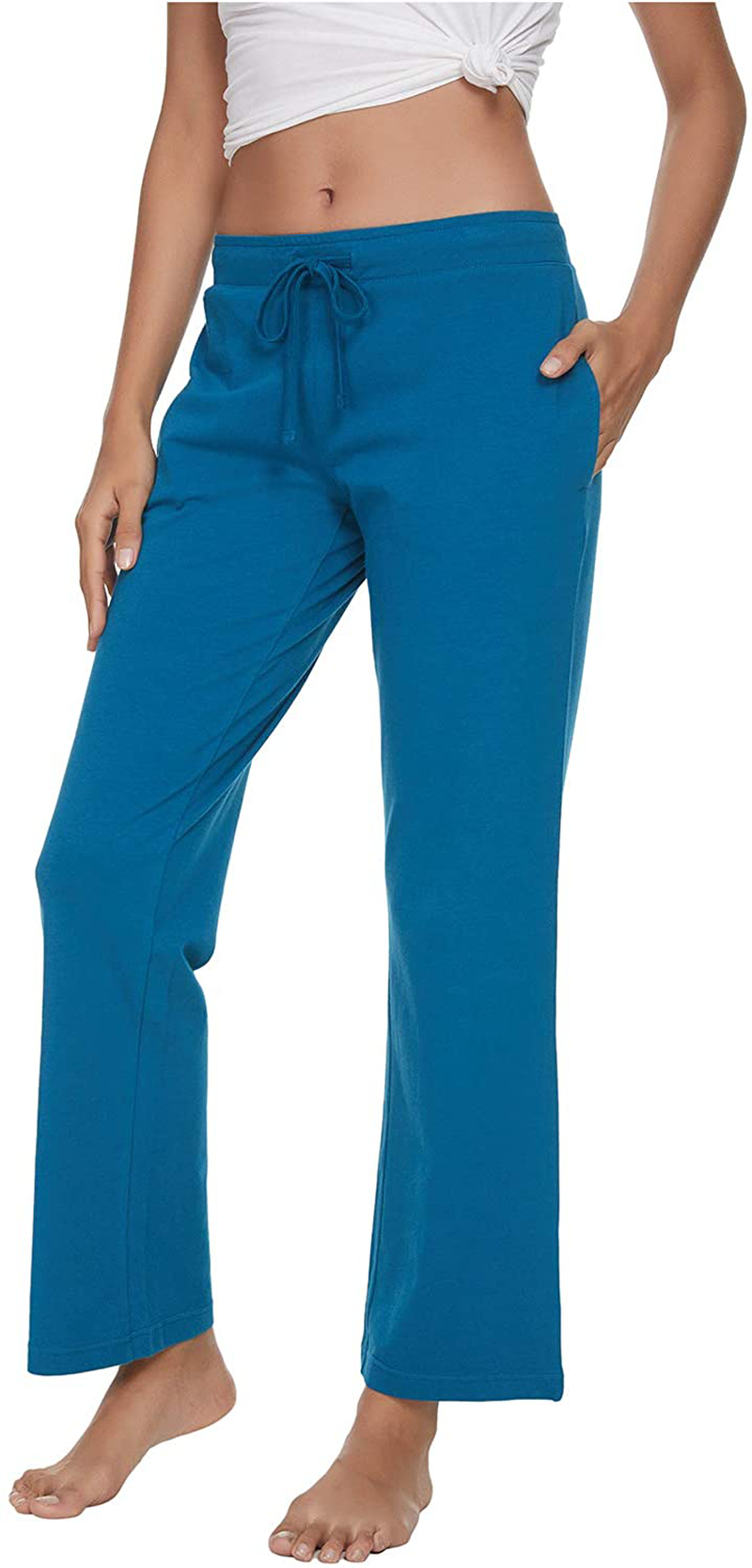 U2SKIIN Womens Cotton Pajama Pants, Comfortable Pajama Pants for Lounge Soft Lightweight Sleep Pj Bottoms for Women Apparel & Accessories > Clothing > Sleepwear & Loungewear > Pajamas Kylie Max   