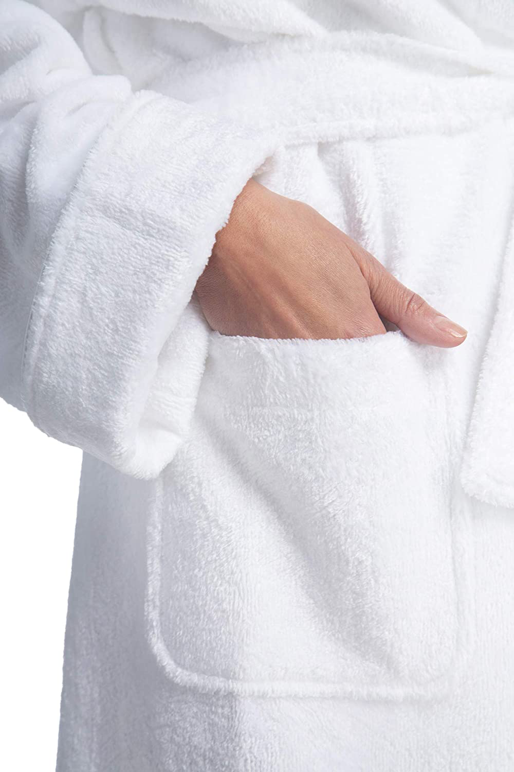 Fishers Finery Womens Premier Ecofabric Turkish Style Terry Spa Robe Ultra Plush Apparel & Accessories > Clothing > Sleepwear & Loungewear > Robes Kylie Max   