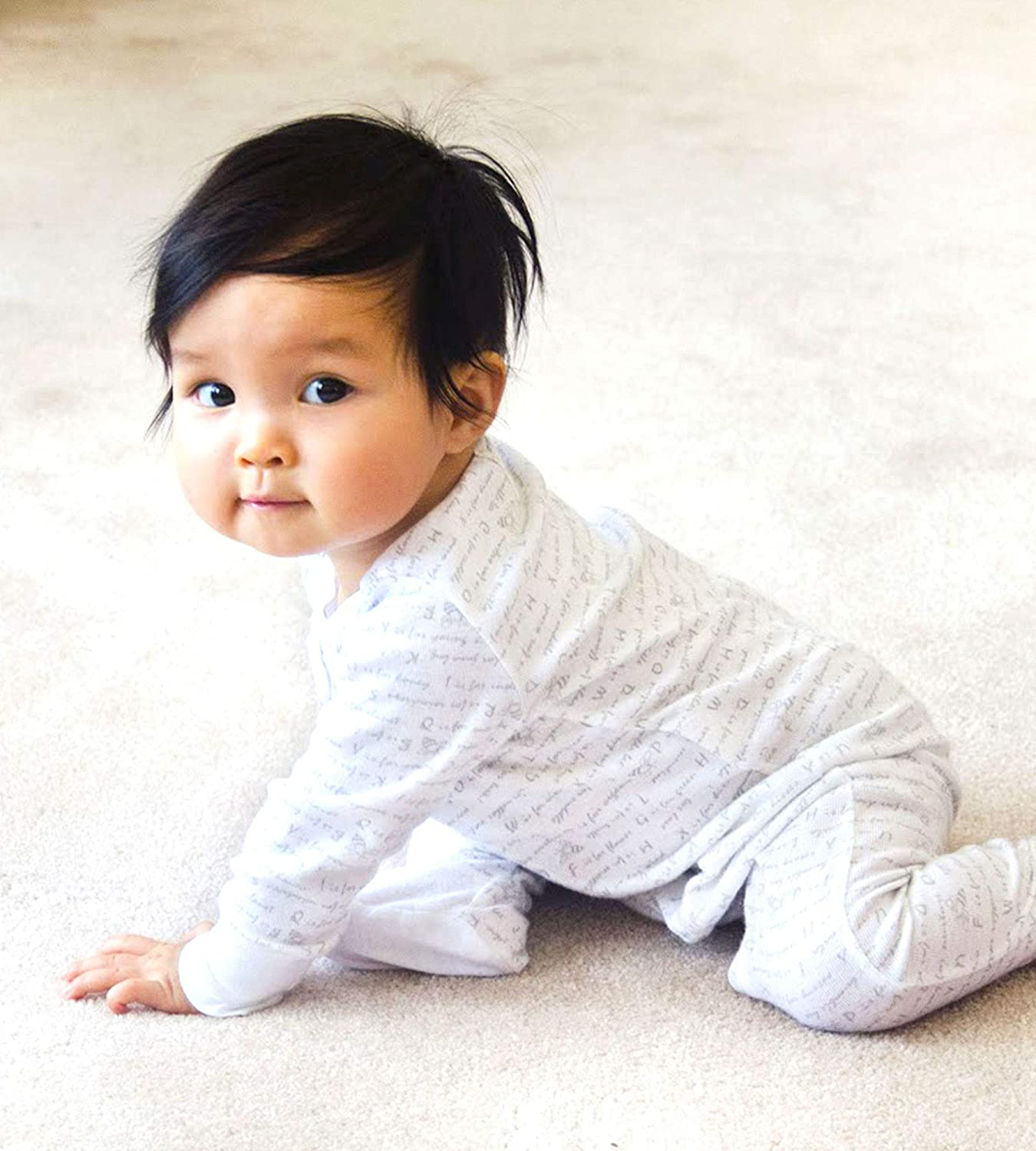 Burt'S Bees Baby Baby-Girls Sleeper Pajamas, Zip Front Non-Slip Footed Sleeper Pjs, 100% Organic Cotton Apparel & Accessories > Clothing > Sleepwear & Loungewear > Pajamas Kylie Max   