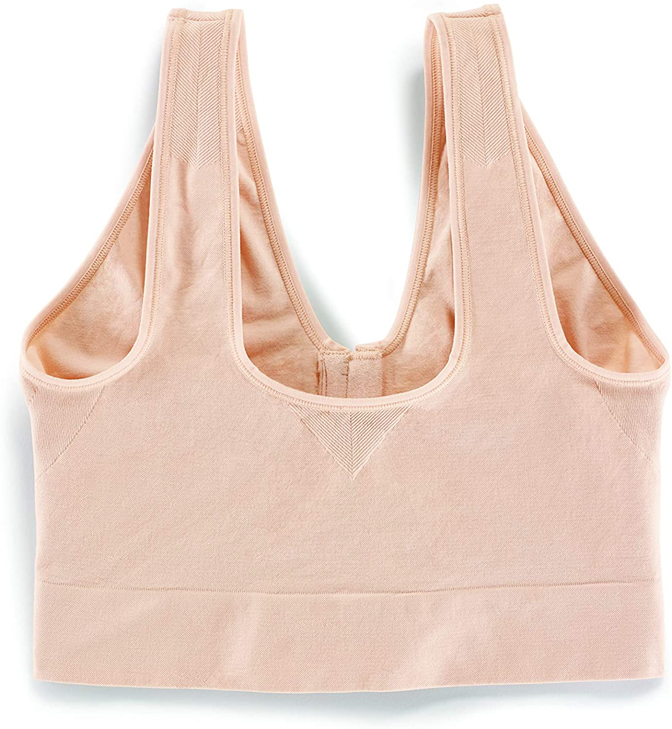 JUST MY SIZE Women'S Pure Comfort Front Close Wirefree Bra MJ1274 Apparel & Accessories > Clothing > Underwear & Socks > Bras Kylie Max   