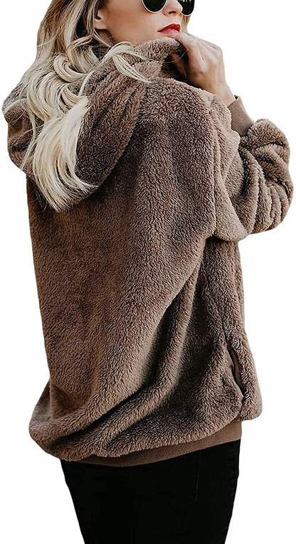 Century Star Hoodies for Women Fleece Hoodie with Pockets Athletic Hooded Pullover Tops Winter Fuzzy Hoodies Fuzzy Sweatshirt Apparel & Accessories > Clothing > Activewear Kylie Max   
