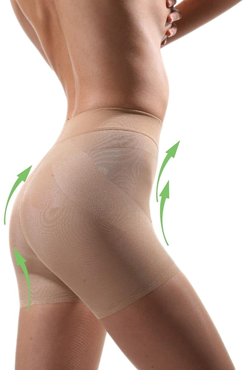MODELLA 20 Den | Body Shaping Tights | Tummy Tucker | Control Top Pantyhose | Hip Hider Pantyhose | Sizes S-XL | 1 Pair Apparel & Accessories > Clothing > Underwear & Socks > Shapewear Laura Baldini   