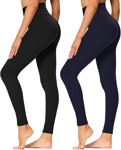 High Waisted Leggings for Women - Soft Athletic Tummy Control Pants for Running Cycling Yoga Workout - Reg & Plus Size Apparel & Accessories > Clothing > Activewear syrinx   