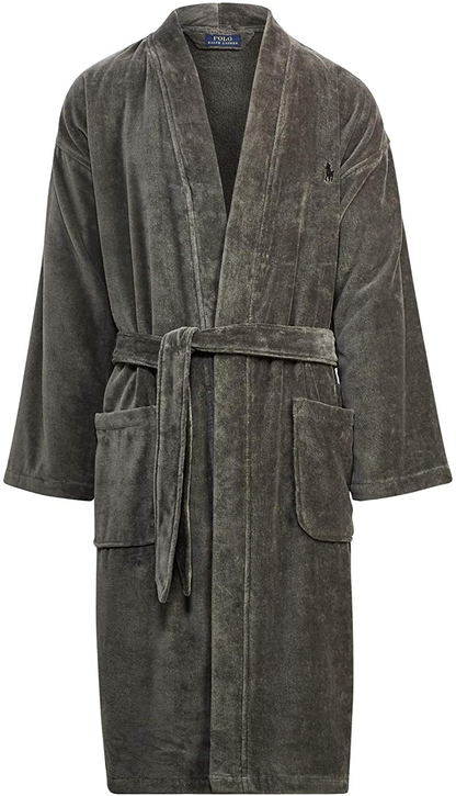 Polo Ralph Lauren Underwear Men'S Solid Velour Kimono Robe Apparel & Accessories > Clothing > Sleepwear & Loungewear > Robes Kylie Max   