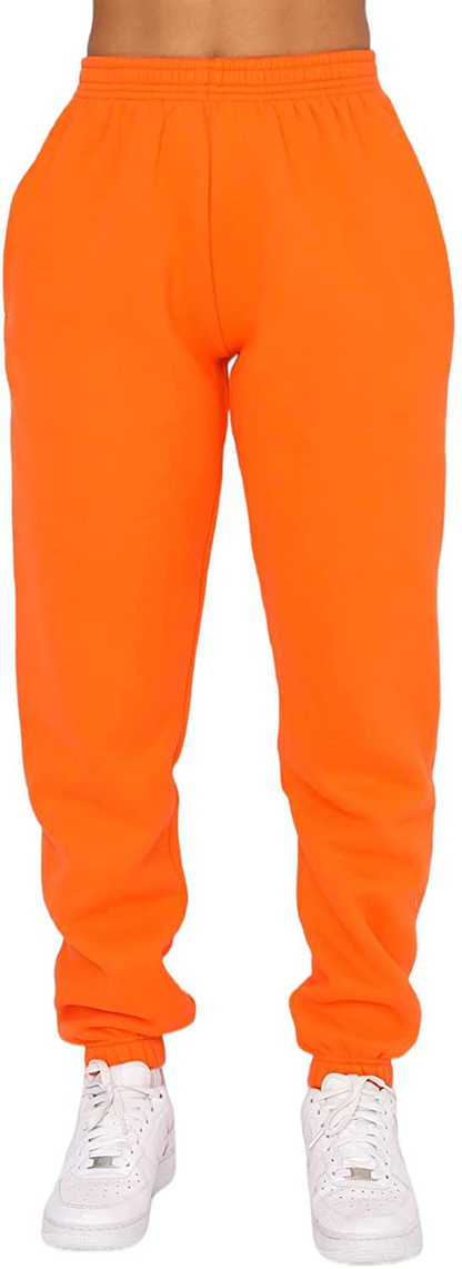URBEARTH Womens Casual Comfy Sweatpants High Waisted Drawstring Sweat Pants Winter Cinch Bottom Joggers with Pocket Apparel & Accessories > Clothing > Activewear Kylie Max   