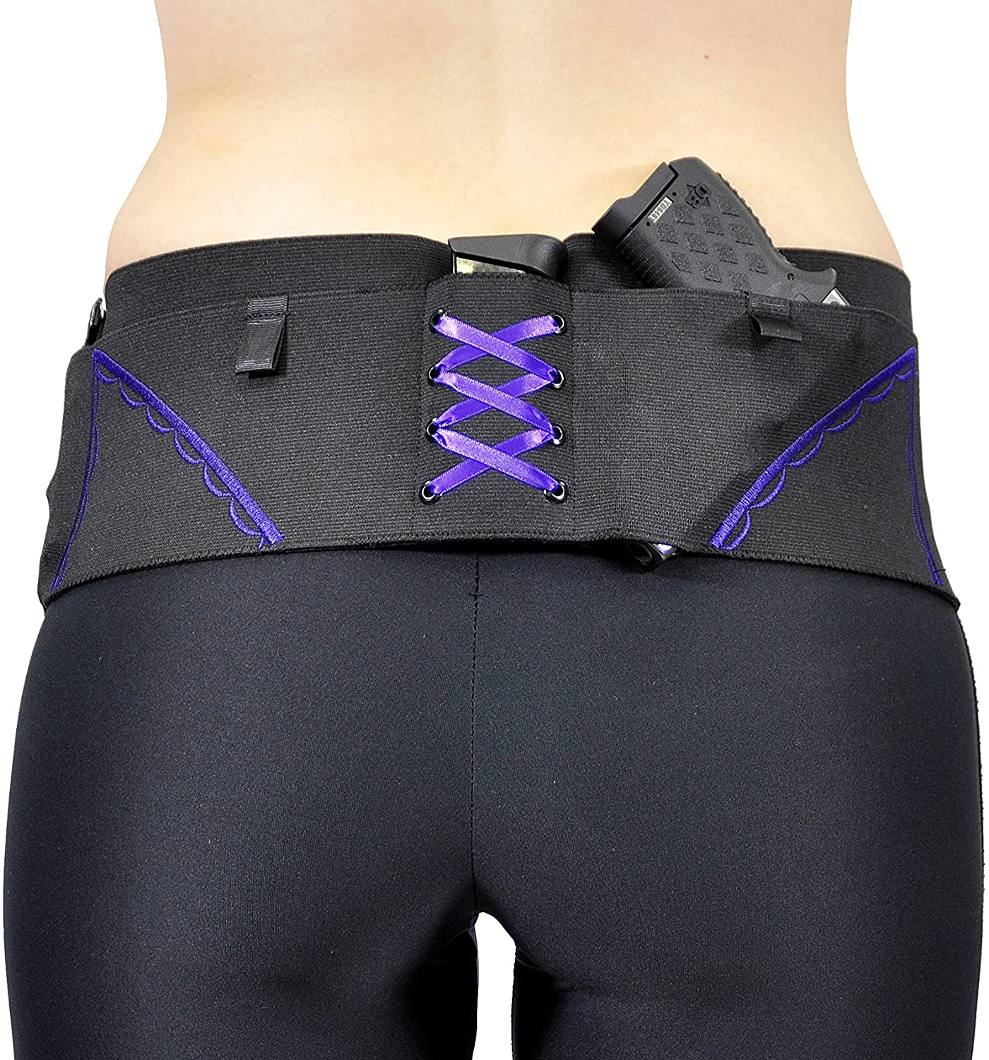 Can Can Concealment Hip Hugger Classic Holster – Ambidextrous Women’S Compression Holster for Concealed Carry- IWB / OWB Gun Holster Apparel & Accessories > Clothing > Underwear & Socks > Underwear Can Can Concealment   
