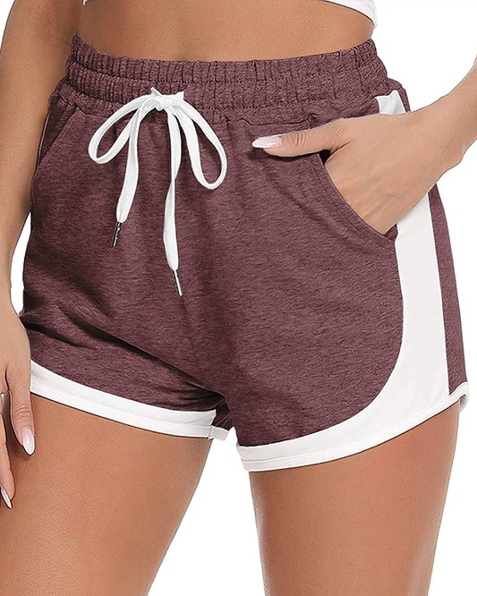 WIHOLL Womens Shorts for Summer Workout Running Shorts with Pockets Drawstring Apparel & Accessories > Clothing > Shorts Kylie Max   