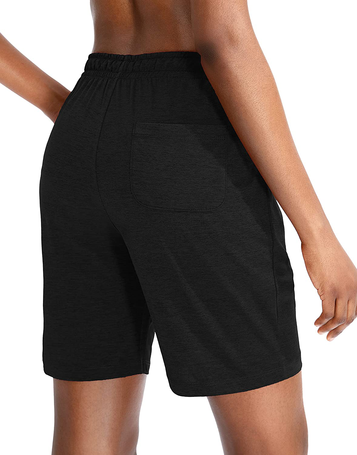 G Gradual Women'S Bermuda Shorts Jersey Shorts with Deep Pockets 7" Long Shorts for Women Lounge Walking Athletic Apparel & Accessories > Clothing > Shorts Kylie Max   