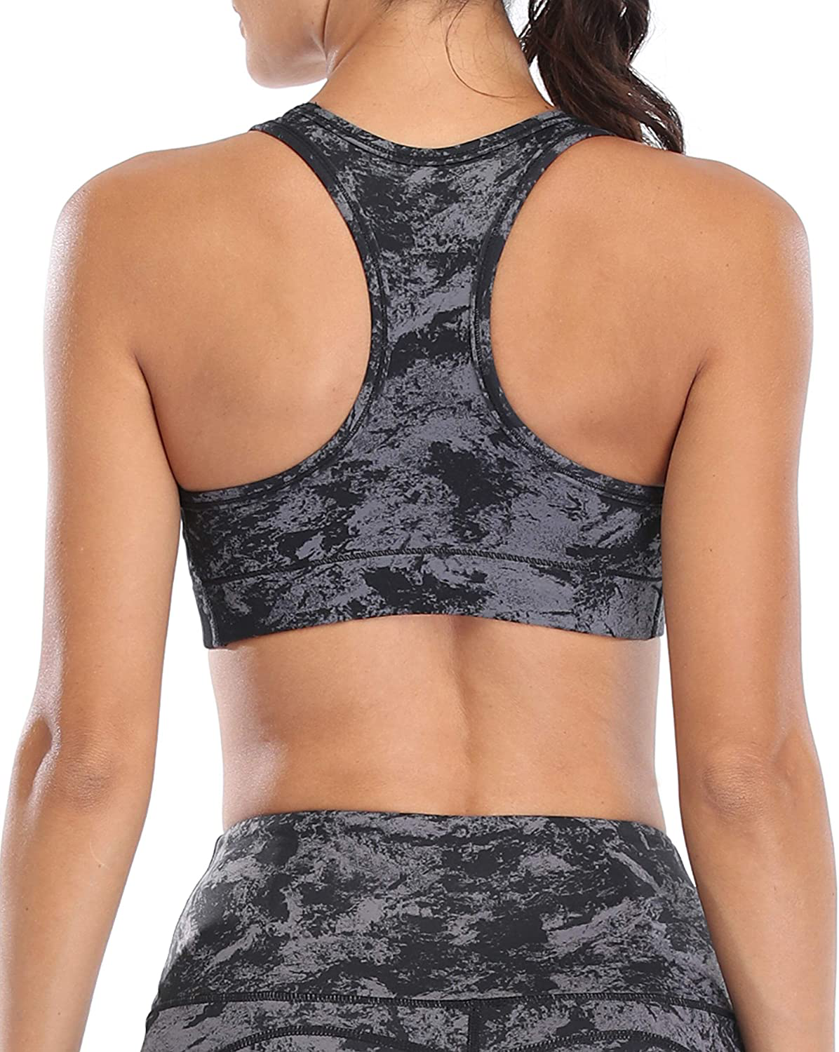 Oalka Women'S Racerback Sports Fitness Support Workout Running Bras Apparel & Accessories > Clothing > Underwear & Socks > Bras Kylie Max   
