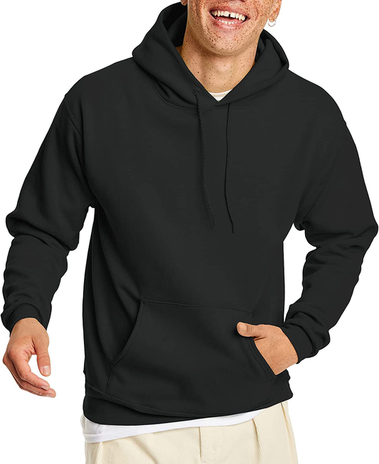 Hanes Men'S Pullover Ecosmart Hooded Sweatshirt Apparel & Accessories > Clothing > Activewear Kylie Max   