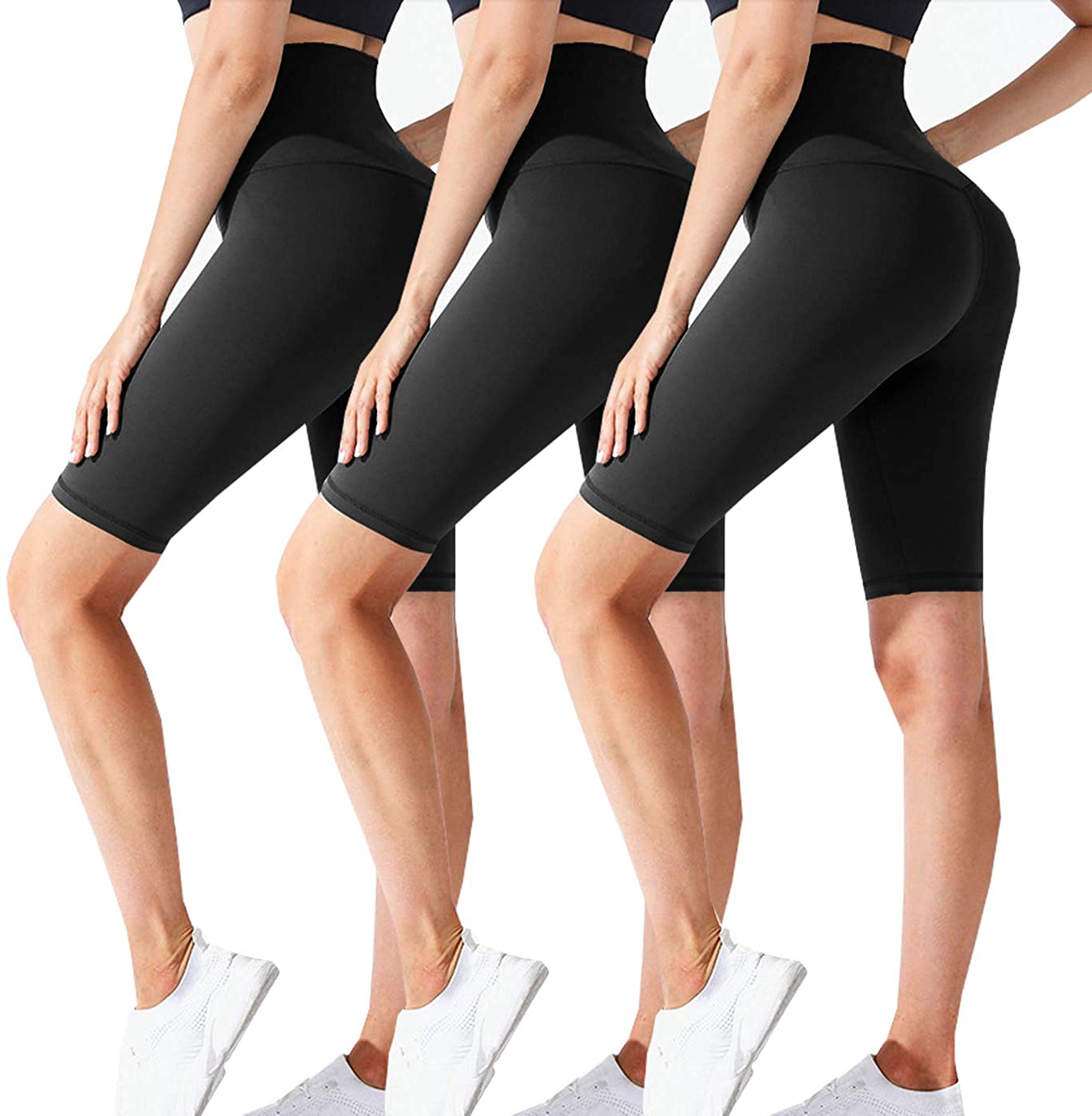 CTHH 3 Pack Biker Shorts for Women-High Waisted Workout Running Athletic Shorts for Women Yoga Gym Womens Shorts Apparel & Accessories > Clothing > Shorts Kylie Max   