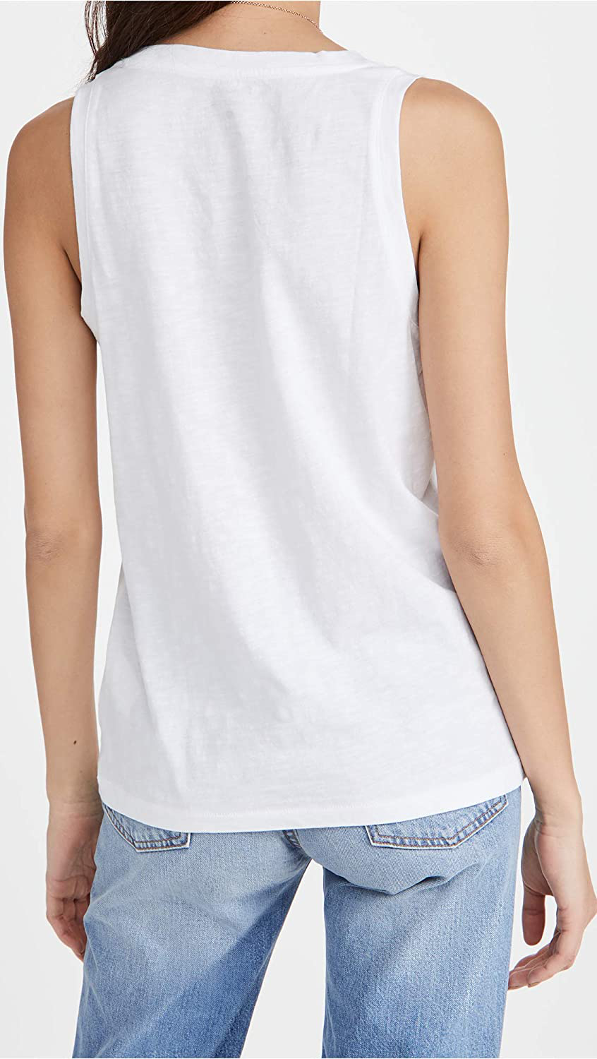 Madewell Women'S Whisper Shout Cotton V Neck Tank Apparel & Accessories > Clothing > Activewear Kylie Max   