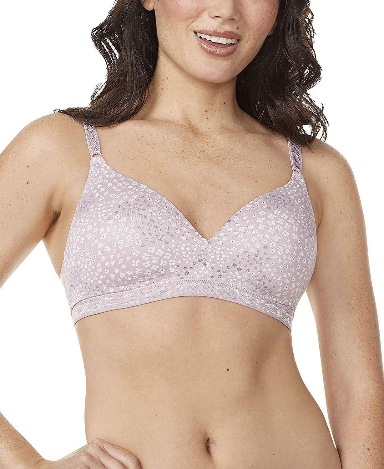 Warner's Women's Cloud 9 Wire-Free Contour Bra Apparel & Accessories > Clothing > Underwear & Socks > Bras Warner's Mauve Shadows Garden Patches 36C 