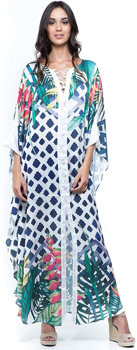 Swimsuit Cover Ups for Women plus Size Beachwear Bathing Suit Cover up Light Apparel & Accessories > Clothing > Swimwear Kylie Max   