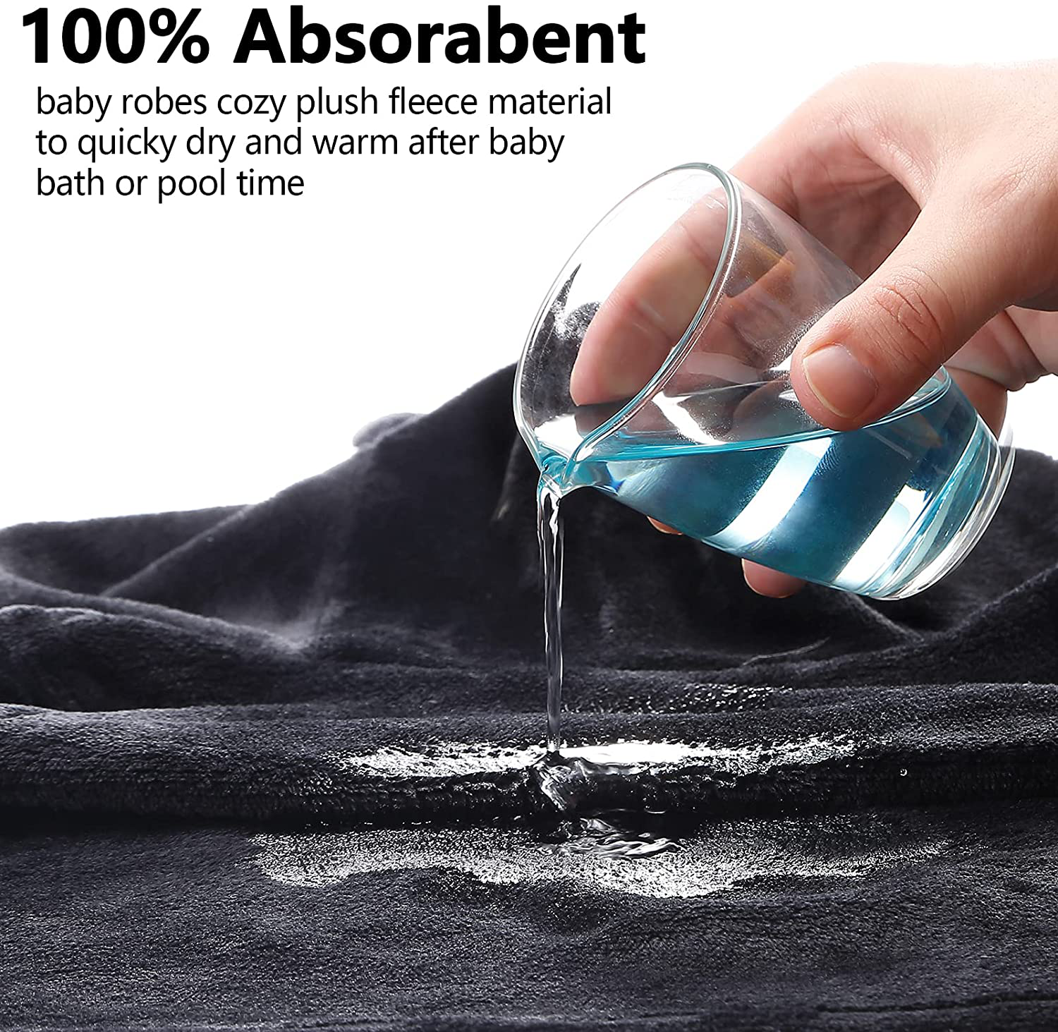 Pro Goleem Unisex Baby-Robe Soft Plush Hooded Bathrobe for Newborn Baby Gifts, One Size, 0-9 Months Apparel & Accessories > Clothing > Sleepwear & Loungewear > Robes Kylie Max   