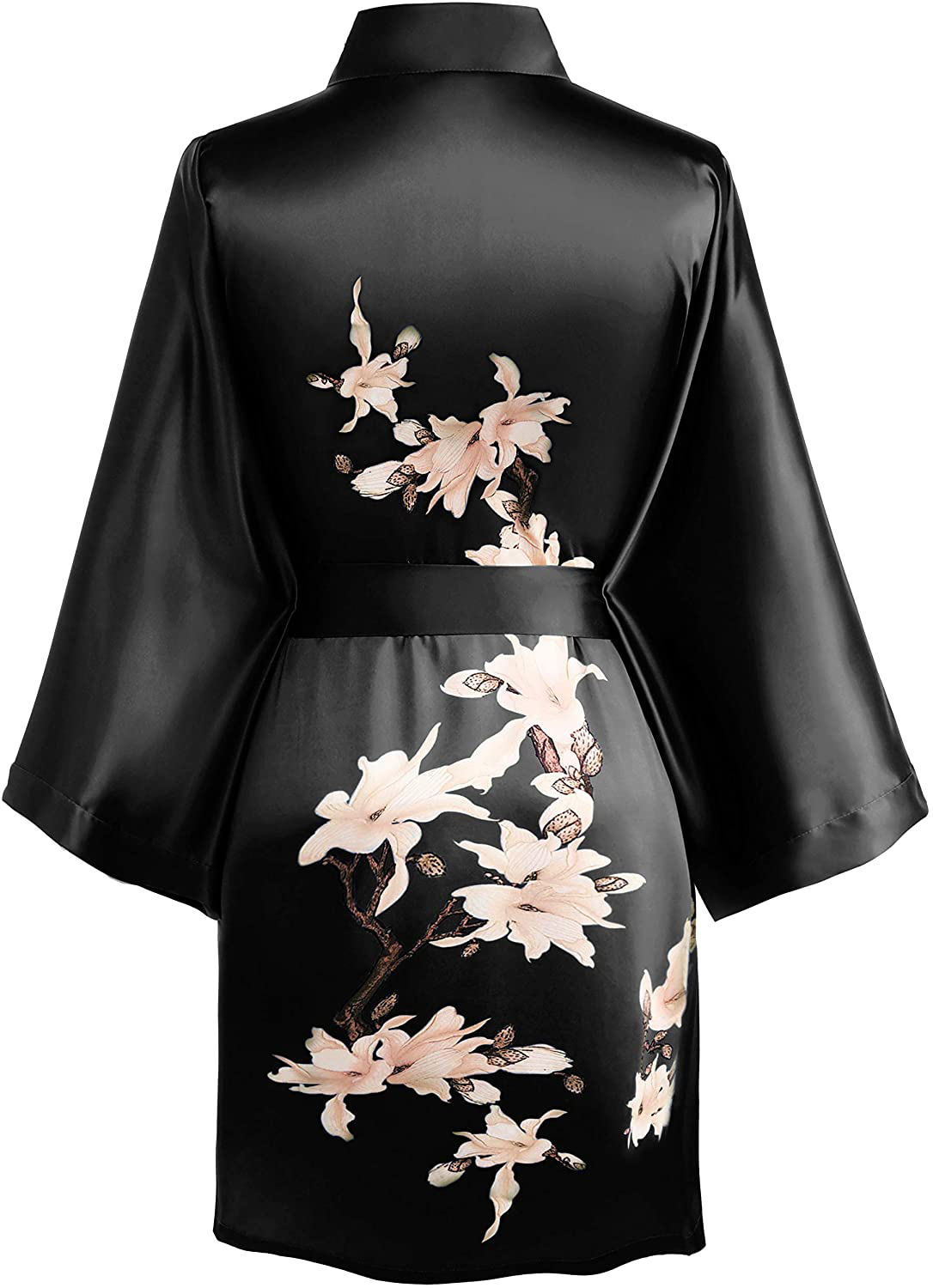 BABEYOND Kimono Robe Cover up Short Floral Kimono Blouse Loose Cardigen Bachelorette Party Robe Apparel & Accessories > Clothing > Sleepwear & Loungewear > Robes KYLIE MAX   