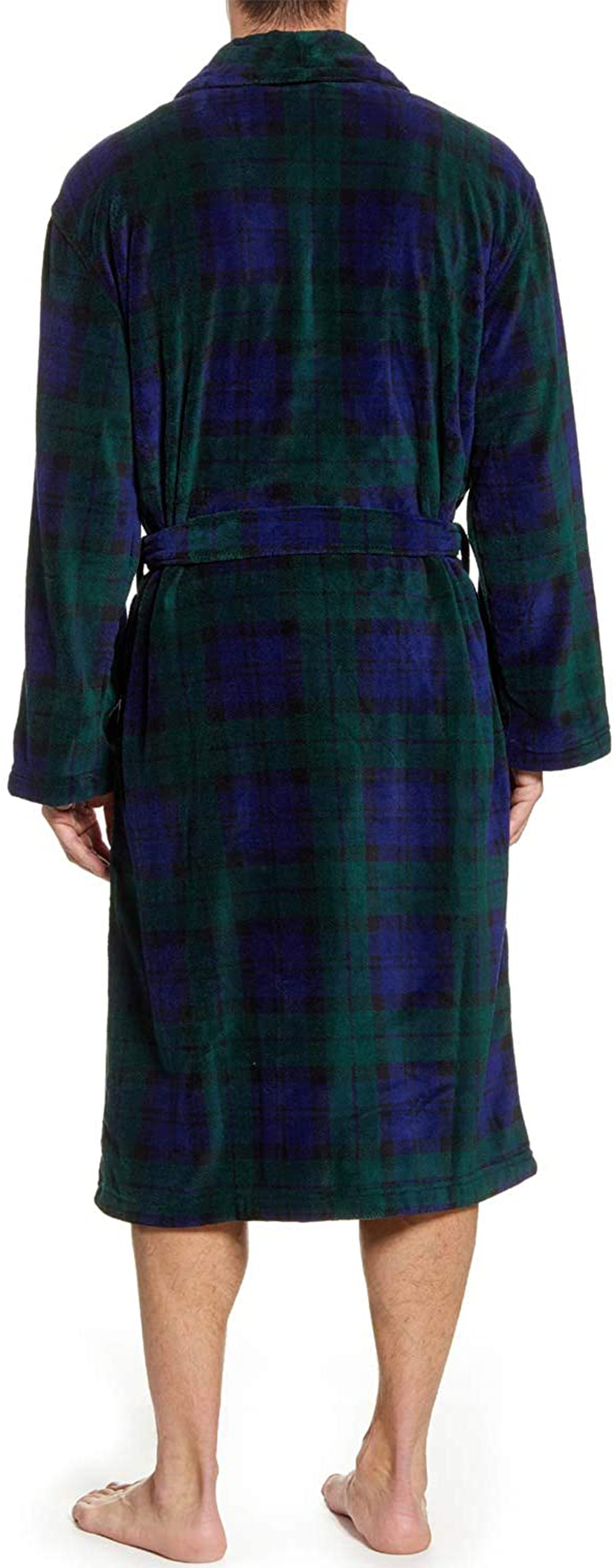 Polo Ralph Lauren Men'S Microfiber Plush Long Sleeve Shawl Collar Robe Apparel & Accessories > Clothing > Sleepwear & Loungewear > Robes Kylie Max   