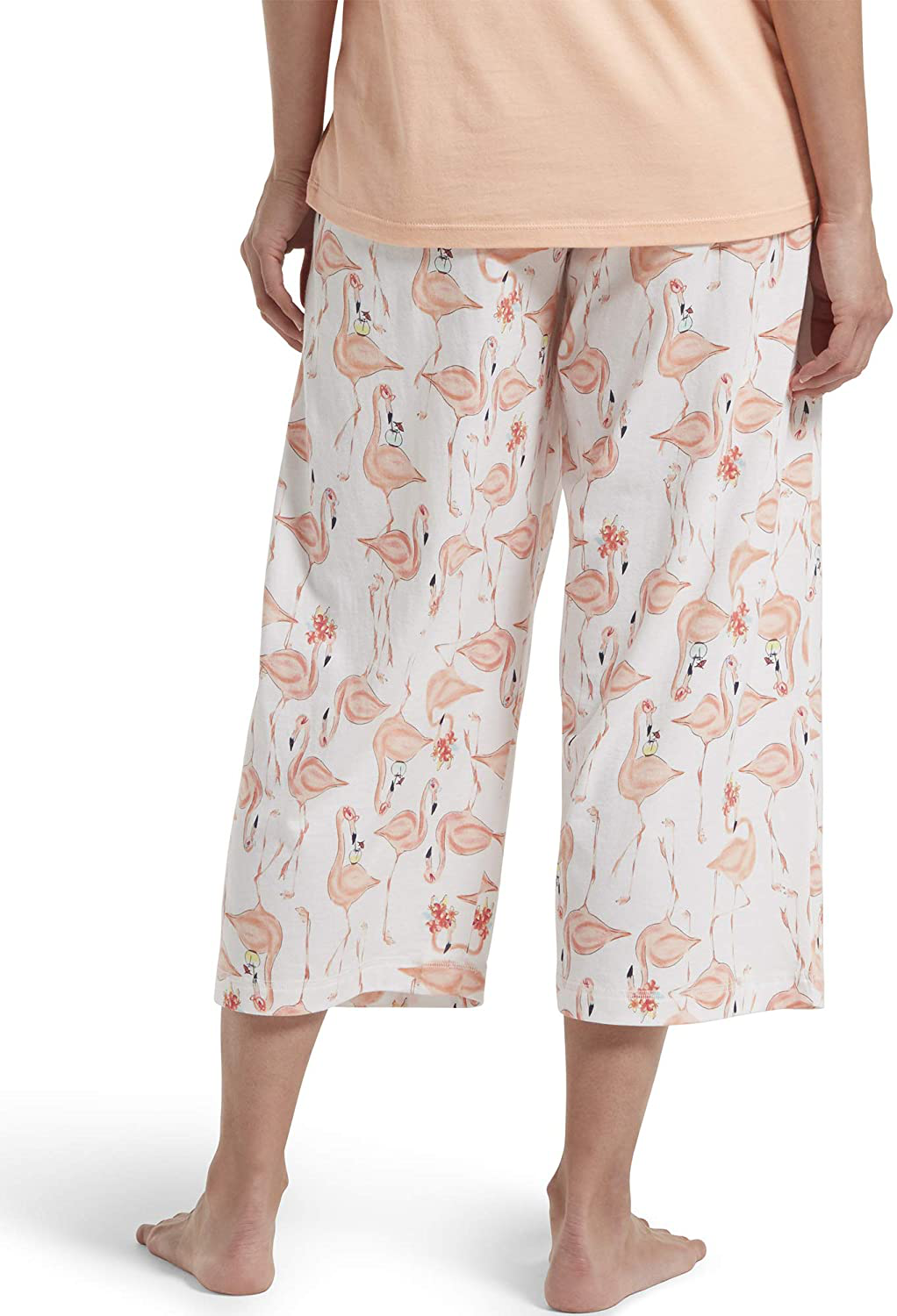 HUE Womens Printed Knit Capri Pajama Sleep Pant Apparel & Accessories > Clothing > Sleepwear & Loungewear > Pajamas Kylie Max   