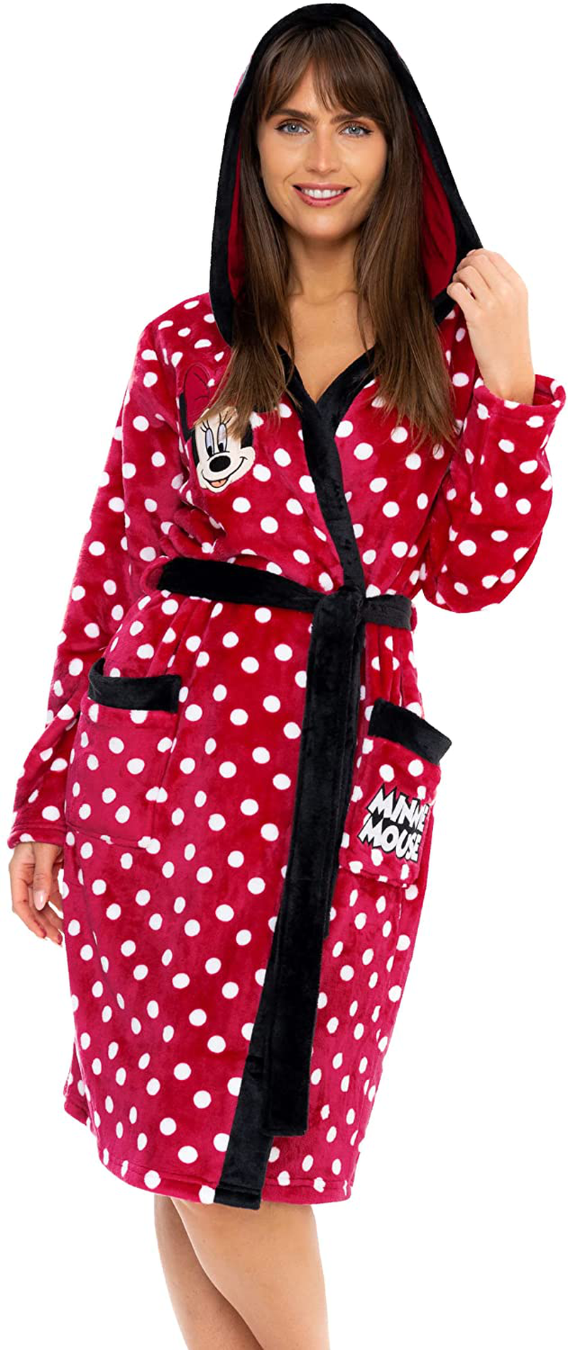 Disney Womens' Minnie Mouse Robe Apparel & Accessories > Clothing > Sleepwear & Loungewear > Robes Kylie Max   