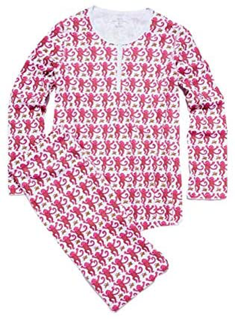 Roller Rabbit Women's Monkey PJ Set Apparel & Accessories > Clothing > Sleepwear & Loungewear > Pajamas Roller Rabbit   