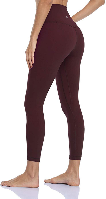 HeyNuts Hawthorn Athletic Essential II 7/8 Legging Women's High Waisted Yoga Pants Active Ankle Legging-25'' Apparel & Accessories > Clothing > Activewear HeyNuts Cassis_25'' Ⅱ XX-Small 