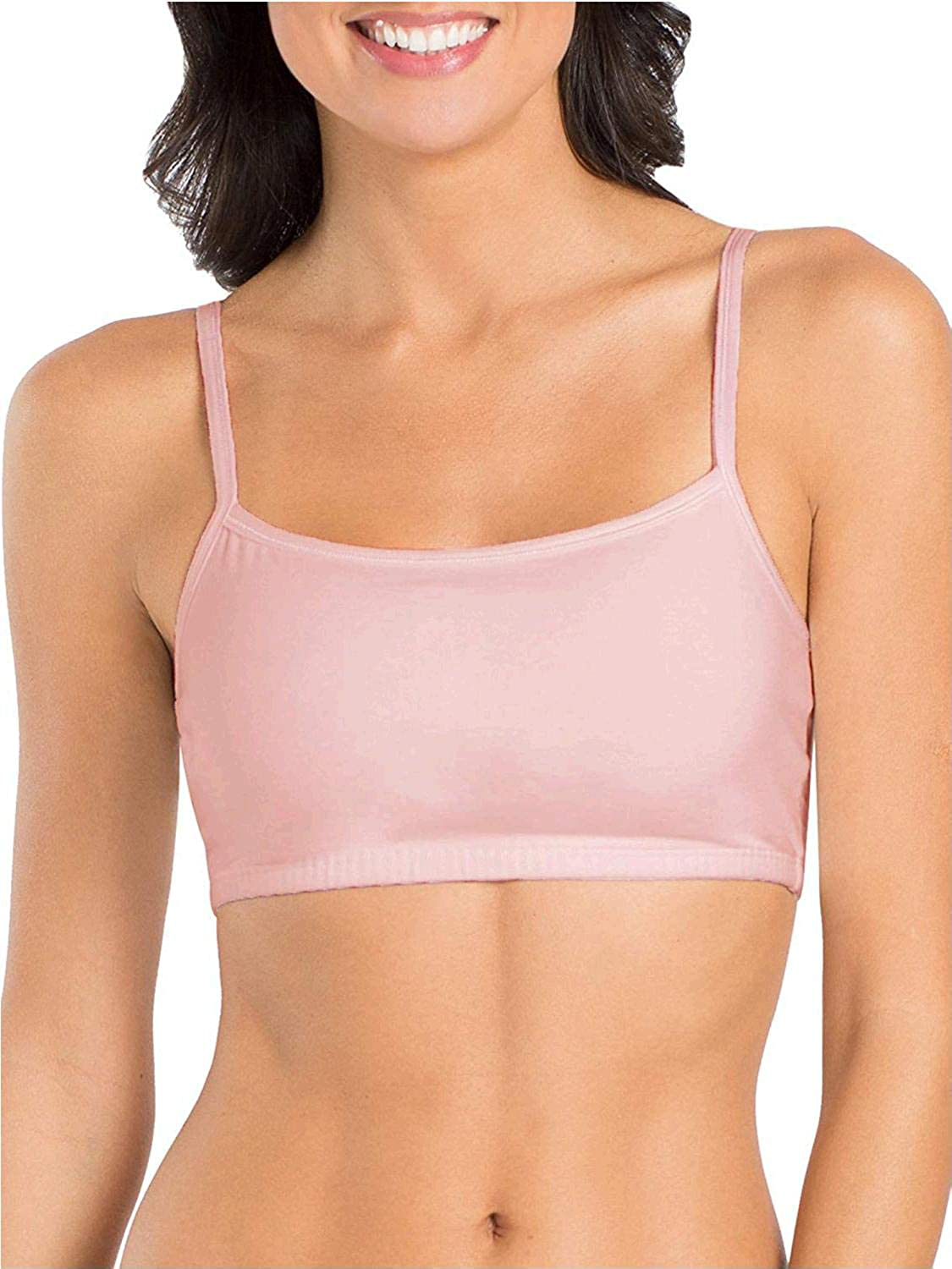 Fruit of the Loom Women'S Spaghetti Strap Cotton Pullover Sports Bra Apparel & Accessories > Clothing > Underwear & Socks > Bras Kylie Max   