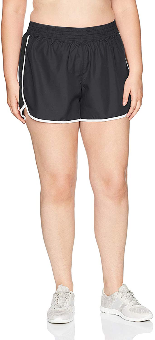 JUST MY SIZE Women'S plus Size Active Woven Run Short Apparel & Accessories > Clothing > Shorts Kylie Max   