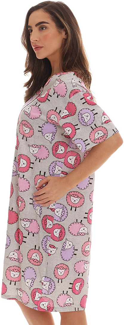 Just Love Short Sleeve Nightgown Sleepwear Apparel & Accessories > Clothing > Sleepwear & Loungewear > Nightgowns Kylie Max   