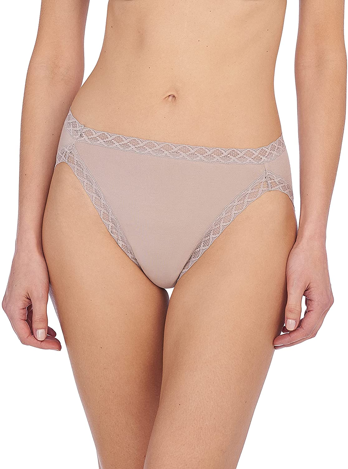 Natori Womens Bliss French Cut Panty Apparel & Accessories > Clothing > Underwear & Socks > Underwear Natori Sandcastle Small 
