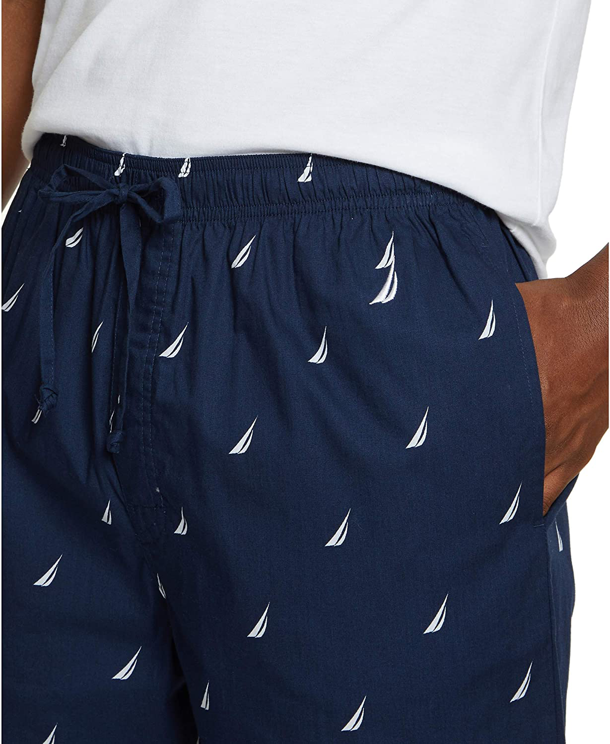 Nautica Men'S Soft Woven 100% Cotton Elastic Waistband Sleep Pajama Pant Apparel & Accessories > Clothing > Sleepwear & Loungewear > Pajamas Kylie Max   
