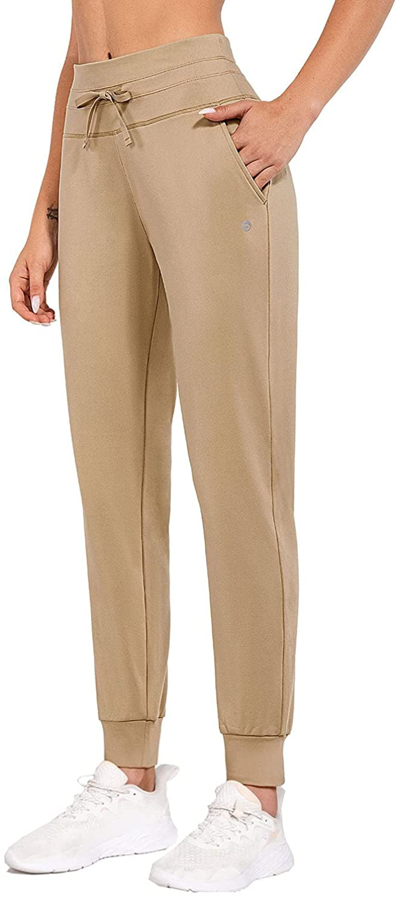 BALEAF Women'S Fleece Lined Pants Water Resistant Sweatpants High Waisted Thermal Joggers Winter Running Hiking Pockets Apparel & Accessories > Clothing > Activewear Kylie Max   