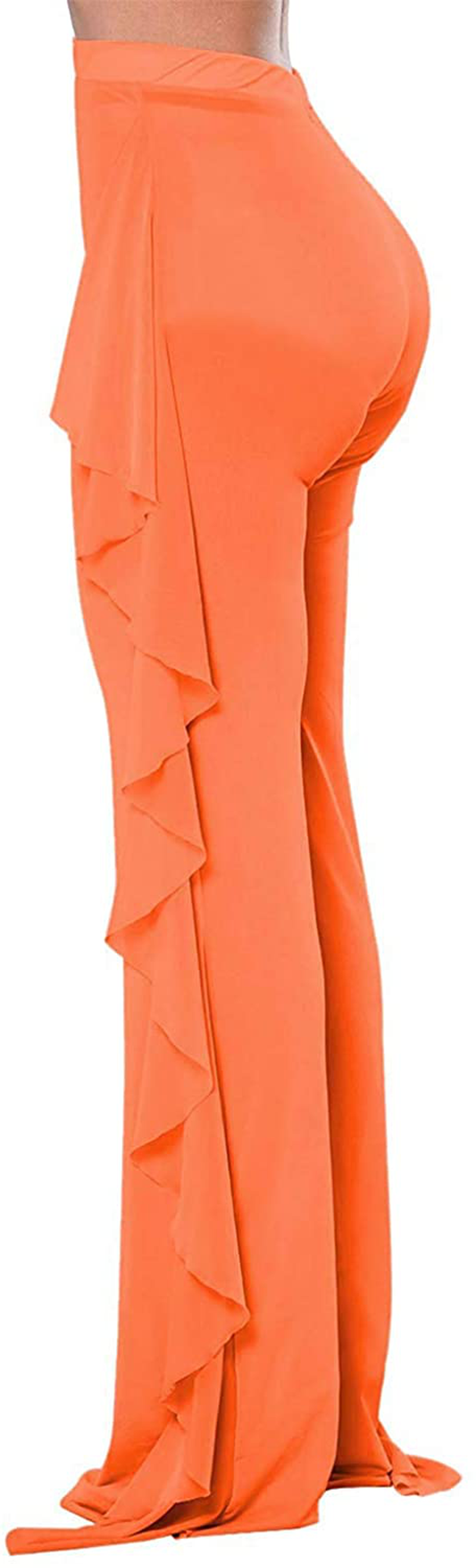 Willow Dance Women'S Perspective Sheer Mesh Ruffle Pants Swimsuit Bikini Bottom Cover up Pants Apparel & Accessories > Clothing > Swimwear Kylie Max   
