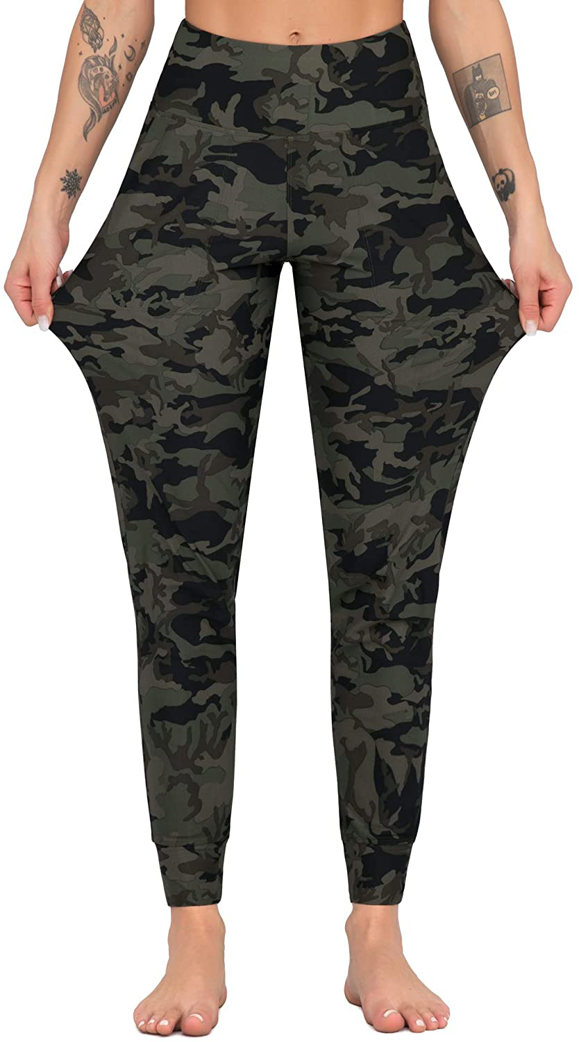 Dragon Fit Joggers for Women with Pockets,High Waist Workout Yoga Tapered Sweatpants Women'S Lounge Pants Apparel & Accessories > Clothing > Activewear Kylie Max   