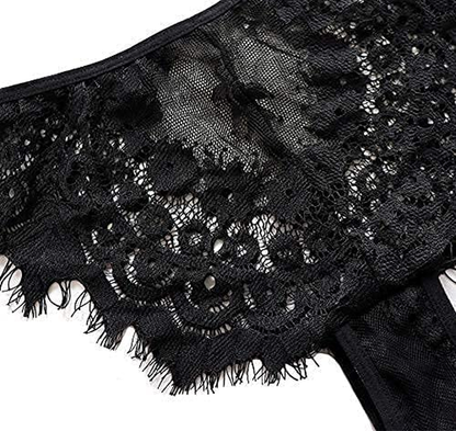 Women Lingerie Sexy Bra and Panties Set Lace Strap Bralette Lingerie Set Apparel & Accessories > Clothing > Underwear & Socks > Lingerie KLONKEE   